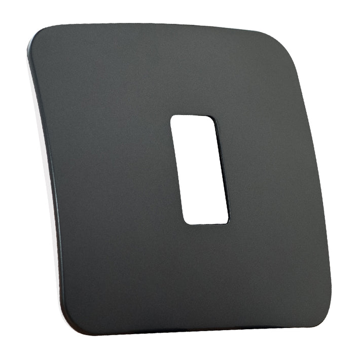 Major Tech One Single Mod Cover Plate GM/WT Trim (100mmx100mm) Vertical V6201GM