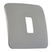 Major Tech One Single Mod Cover Plate SV/WT Trim (100mmx50mm) Vertical V6201SV