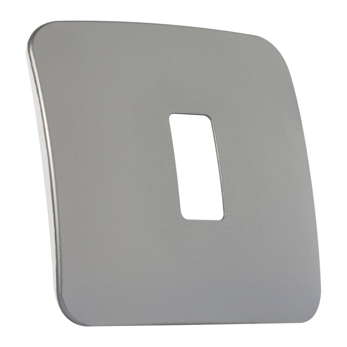 Major Tech One Single Mod Cover Plate SV/WT Trim (100mmx50mm) Vertical V6201SV