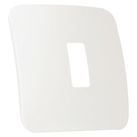 Major Tech VETi 1 - One Single Module Vertical Cover Plate White Trim - Modular | V6201WT