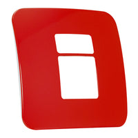 Major Tech Three Single Module Horizontal Cover Plate | V6214WT - image 1
