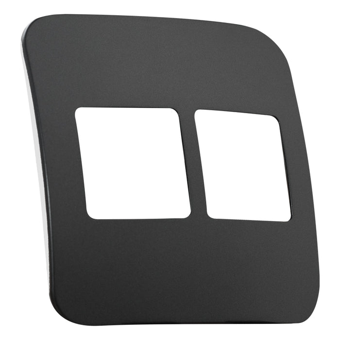 Major Tech Two Double Mod Cover Plate GM/WT Trim (100mmx50mm) V6203GM