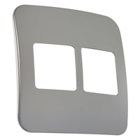 Major Tech Two Double Mod Cover Plate SV/WT Trim (100mmx50mm) V6203SV