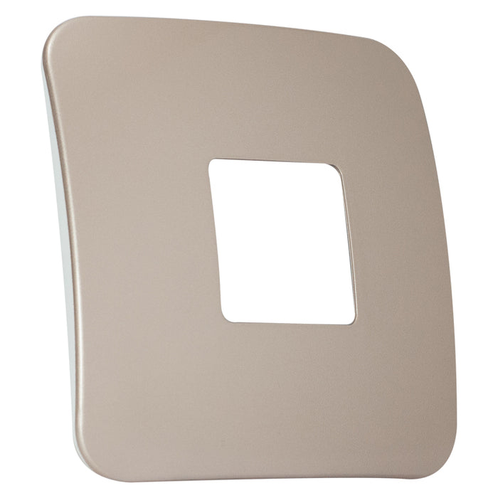 Major Tech One Double Mod Cover Plate CN/WT Trim (100mmx100mm)  V6211CN