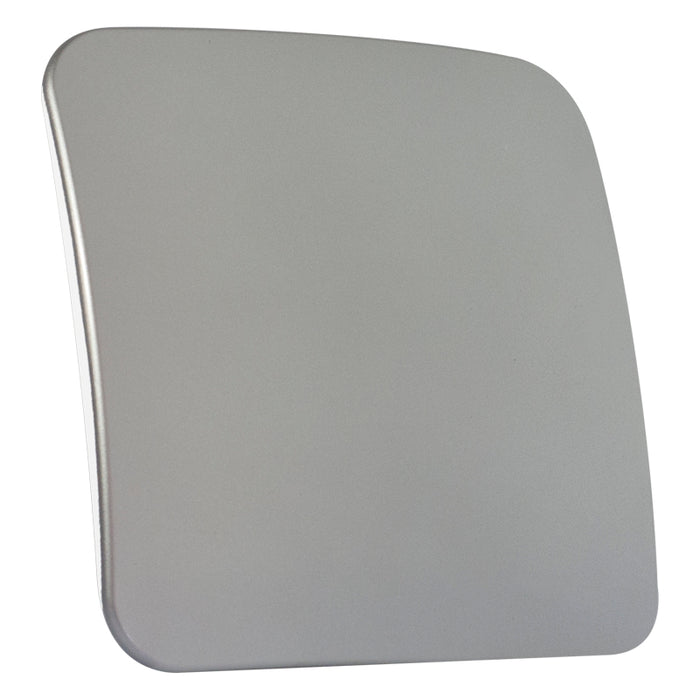 Major Tech Blank Plate SV/BK Trim No Fixing Frame (100mmx100mm) VB6215SV