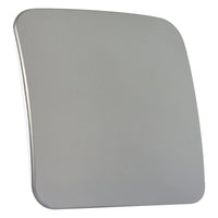 Major Tech Blank Plate SV/WT Trim With Fixing Frame (100mmx50mm) V6215SVC