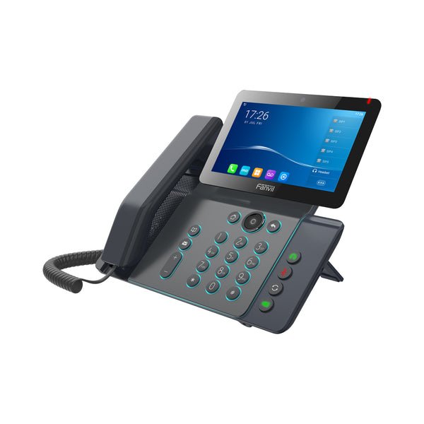 FANVIL V67 FLAGSHIP SMART ANDROID 5MP VIDEO PHONE WITH 7" ADJUSTABLE COLOUR TOUCH SCREEN, RGB KEYPAD, WI-FI, BLUETOOTH, GIGABIT AND POE SUPPORT - FAN-V67