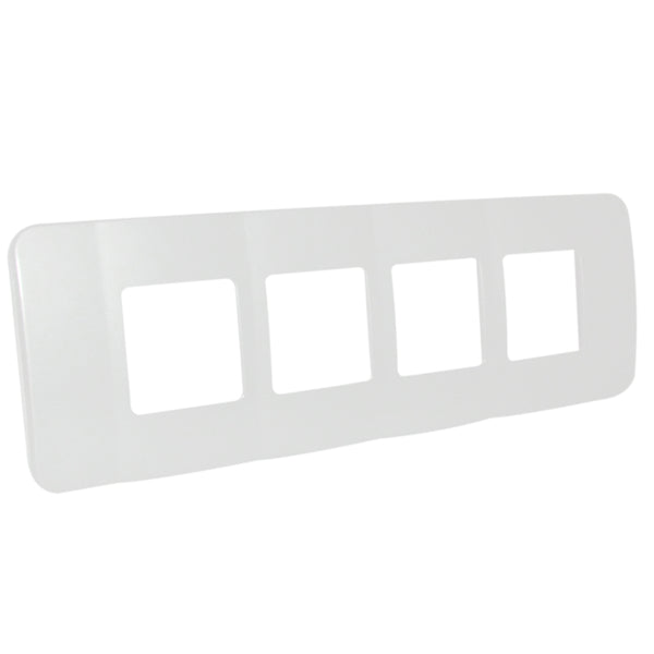 Major Tech Four Double Module Cover Plate | V702WT