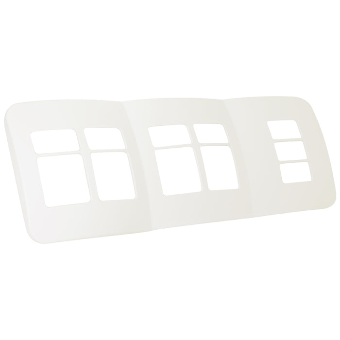 Major Tech VETi 1 - Mega Cluster Cover Plate White Trim - Modular | V8101WT - image 1