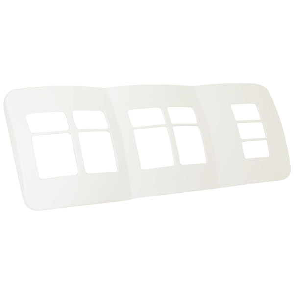 Major Tech Eleven Mod Mega Cover Plate, Four Double, Seven Single BZ V8101BZ