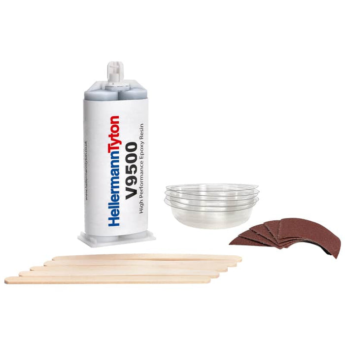 HellermannTyton : Adhesive Kit Epoxy Resin - (V9500DP)