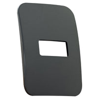 Major Tech One Single Mod Cover Plate GM/BK Trim (100mmx50mm) Horizontal VB6102GM