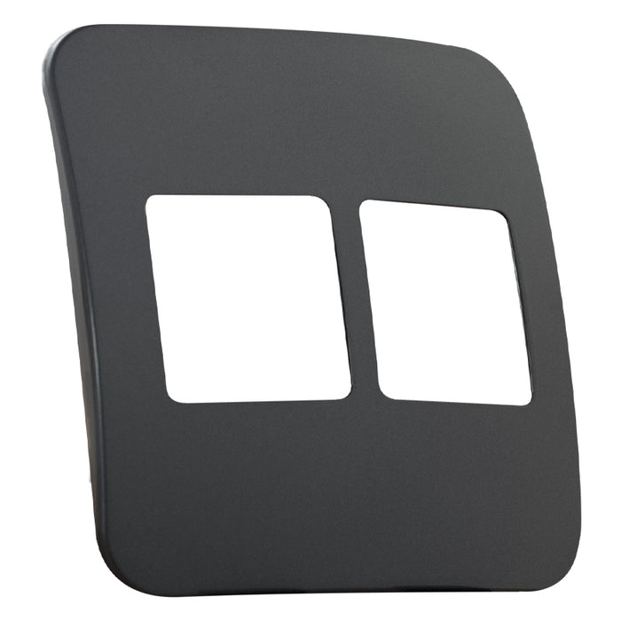 Major Tech Two Double Mod Cover Plate GM/WT Trim (100mmx50mm) VB6203GM