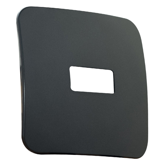 Major Tech One Single Mod Cover Plate GM/BK Trim (100mmx100mm) Horizontal VB6212GM