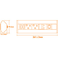 Major Tech USB Corner Mount Power Towers | VCM2 - image 1