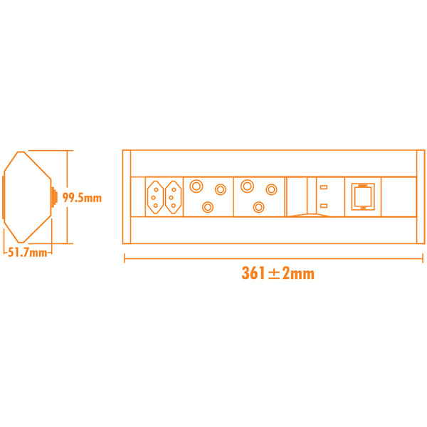 Major Tech USB Corner Mount Power Towers | VCM2 - image 3