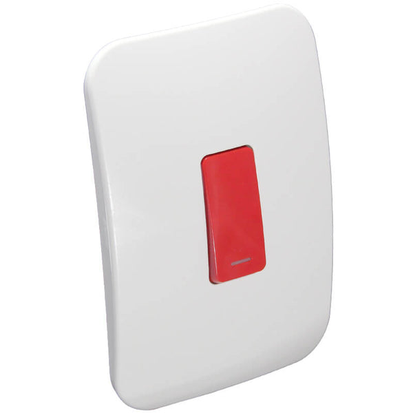 Major Tech VETi 1 - One Lever One-Way Red/Red Switch - Complete | VG111C1VRR - image 1