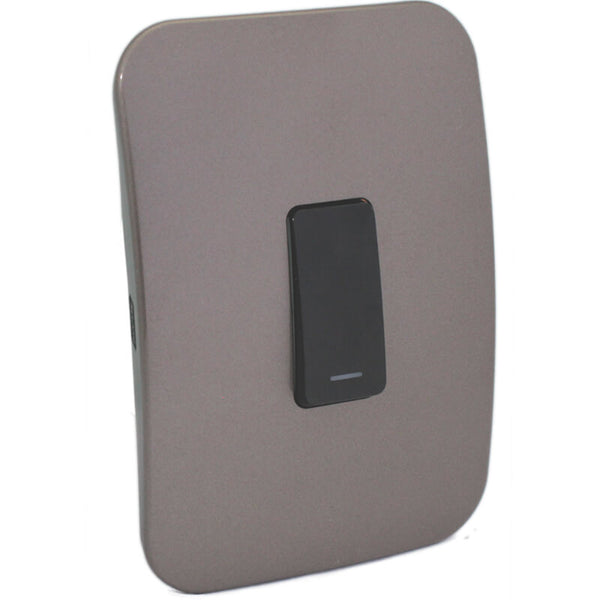 Major Tech One Lever Two-Way Switch BK/BZ (100mmx50mm) Vertical VG121C1VBBZ