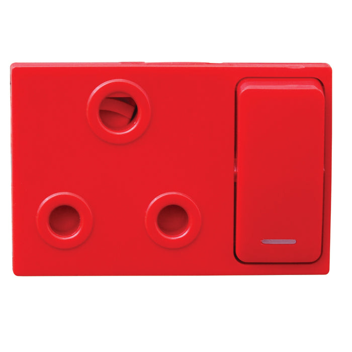 Major Tech Single Dedicated PowerSkirting Socket RD VG20DPSRD