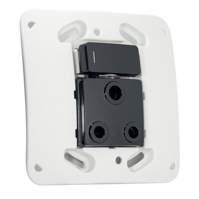 Major Tech Single RSA Socket BK/No Cover (100mmx100mm) VG21BK
