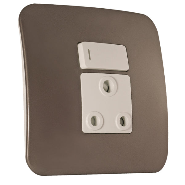 Major Tech Single RSA Socket WT/BZ (100mmx100mm) VG21WBZ