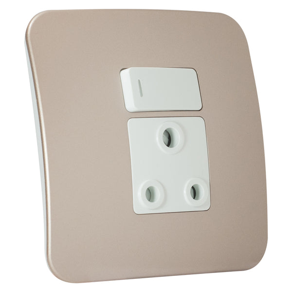 Major Tech Single RSA Socket WT/CN (100mmx100mm) VG21WCN