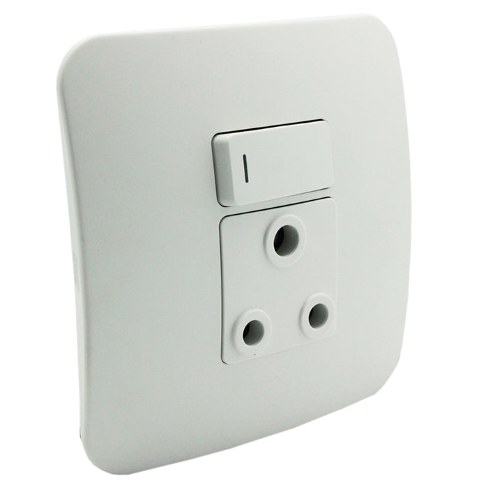 Major Tech Single RSA Socket WT/WT (100mmx50mm) Vertical VG21WTC