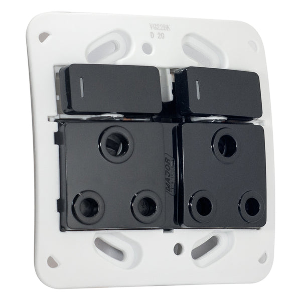 Major Tech VETi 1 - Double RSA Socket - Monoblock | VG22BK