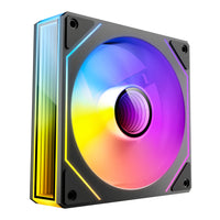 Antec VISION PWM 120mm ARGB Infinity Mirror Case Fan 3 Pack Black-VISION 120 3PK