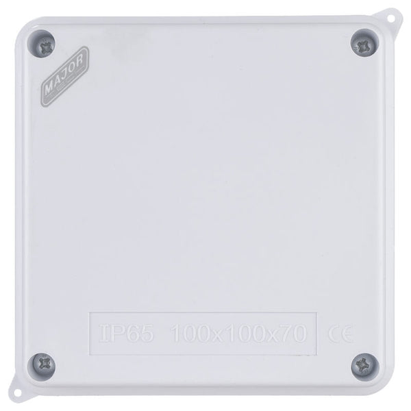 Major Tech IP65 Junction Boxes with Knock Outs (100mm x 100mm x 70mm) | VJ10107G - image 8