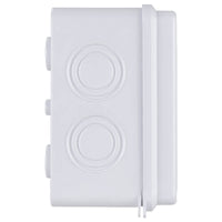 Major Tech IP65 Junction Boxes with Knock Outs (100mm x 100mm x 70mm) | VJ10107G - image 1