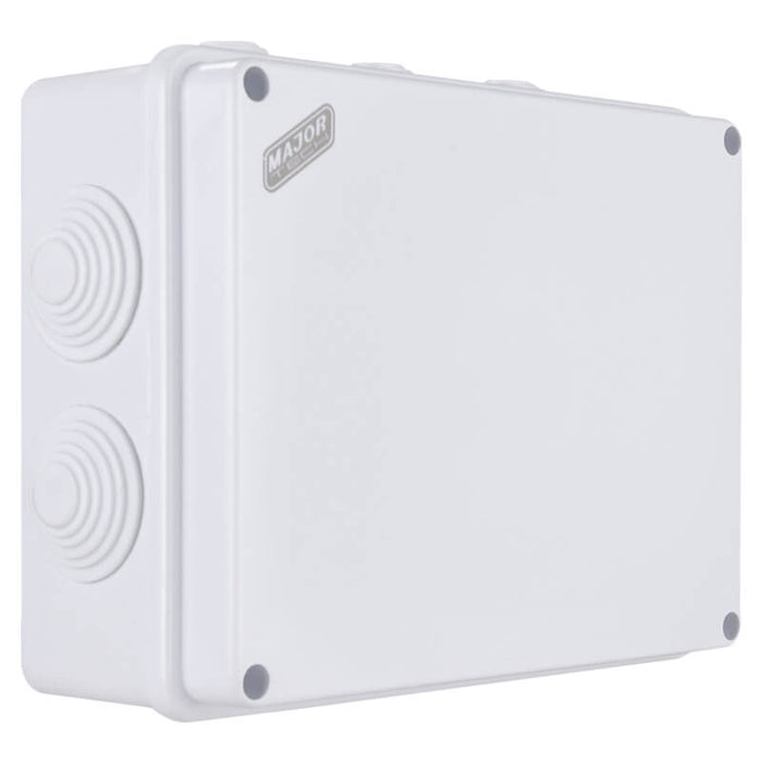 Major Tech IP65 Junction Boxes with Rubber Gland (200mm x 155mm x 80mm) | VJ20158R - image 1
