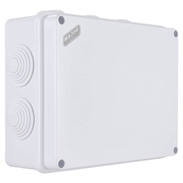Major Tech IP65 Junction Boxes with Rubber Gland (200mm x 155mm x 80mm) | VJ20158R - image 1