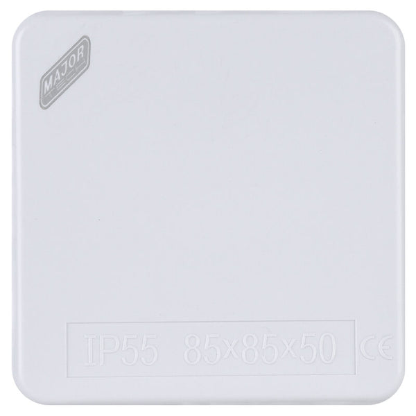 Major Tech IP55 Junction Boxes with Knock Outs (85mm x 85mm x 50mm) | VJ885G - image 8