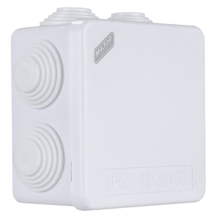 Major Tech IP55 Junction Boxes with Rubber Gland (80mm x 80mm x 50mm) | VJ885R - image 1