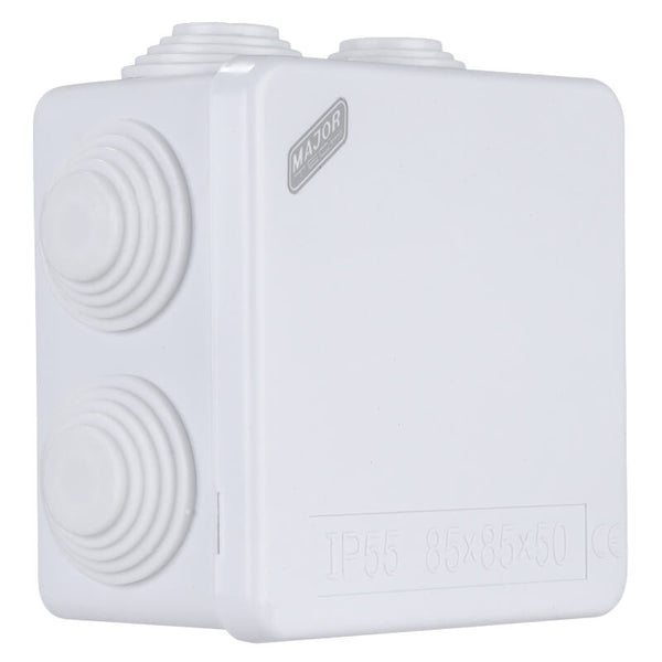 Major Tech IP55 Junction Boxes with Rubber Gland (80mm x 80mm x 50mm) | VJ885R - image 1