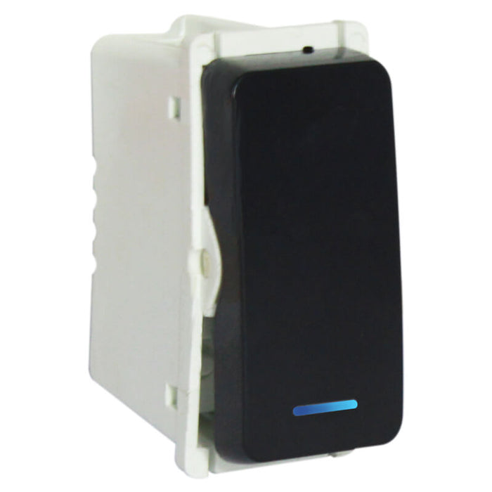 Major Tech One-Way Switch Module (1 Mod) BK With LED Locator VL111BK