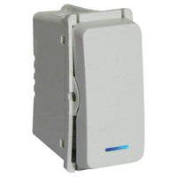 Major Tech Two-Way Switch Module (1 Mod) WT With LED Locator VL121WT