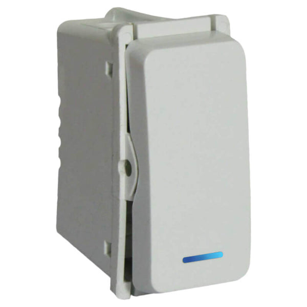 Major Tech Two-Way Switch Module (1 Mod) WT With LED Locator VL121WT