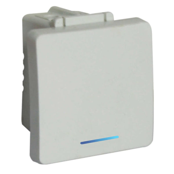 Major Tech Two-Way Switch Module (2 Mod) WT With LED Locator VL122WT