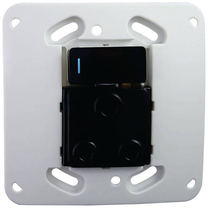 Major Tech Single RSA Socket BK/BZ With LED Indicator (100mmx100mm) VL21BK