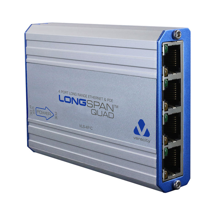 LONGSPAN QUAD PORT POE CAMERA UNIT - VER-VLS-4P-C