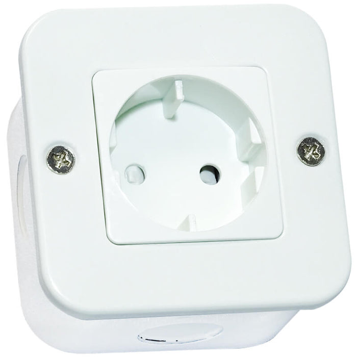 Major Tech VETi 1 - Industrial Round 2-Pin Socket Outlet - Industrial & Weatherproof | VMC120WT - image 1