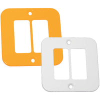 Major Tech VETi 1 - Two Single Module Cover Plate - Industrial & Weatherproof | VMC162AM - image 1