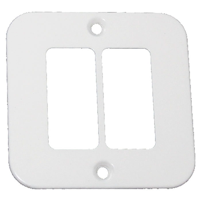 Major Tech Two Single Mod Cover Plate WT Industrial / Metal Clad Series VMC162WT