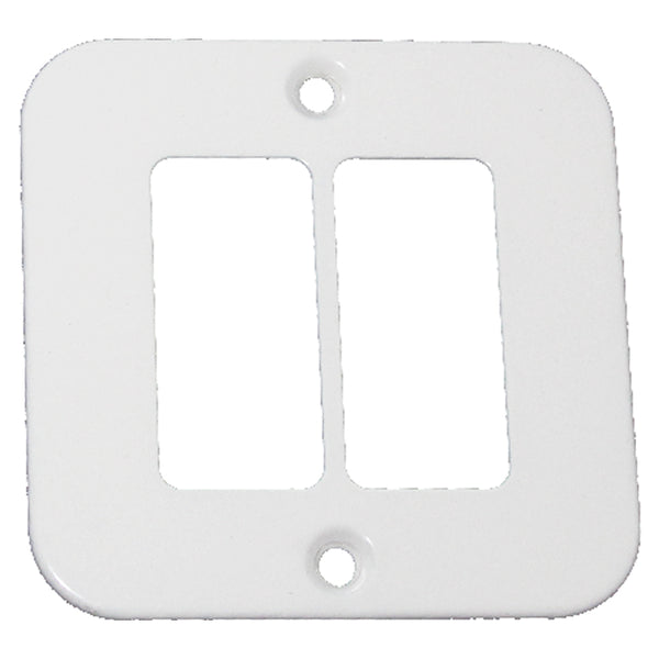 Major Tech Two Single Mod Cover Plate WT Industrial / Metal Clad Series VMC162WT