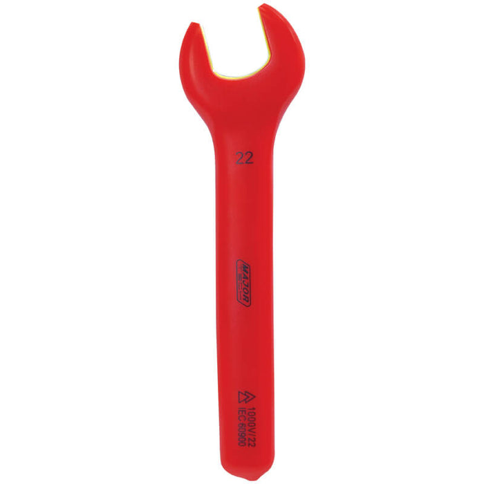 Major Tech 22mm Single Open Spanner, 1000V EN 60900 VOSP22