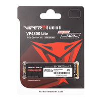 Patriot VP4300 Lite 4TB M.2 PCIe Gen 4 x4 NVMe SSD-VP4300L4TBM28H