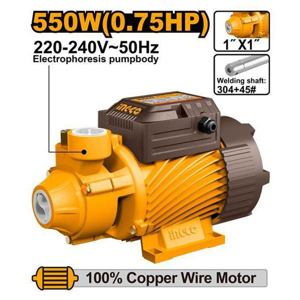 INGCO Pump 550w Max Flow 45l/min - VPM55068