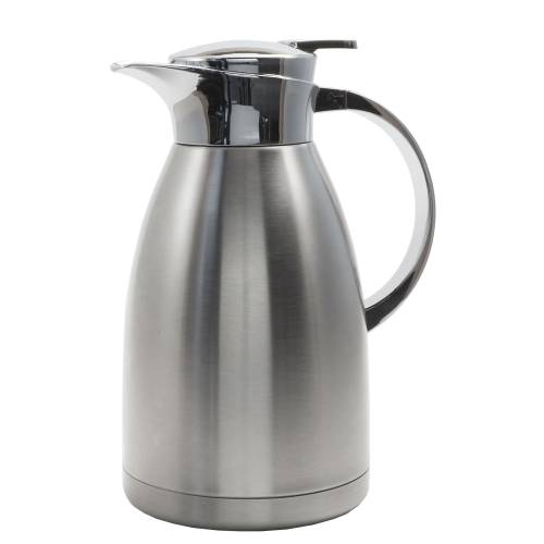 Stainless Steel Vacuum Flask 2.0L Insulated Beverage Dispenser - Keep Drinks Hot/Cold | chavda.com